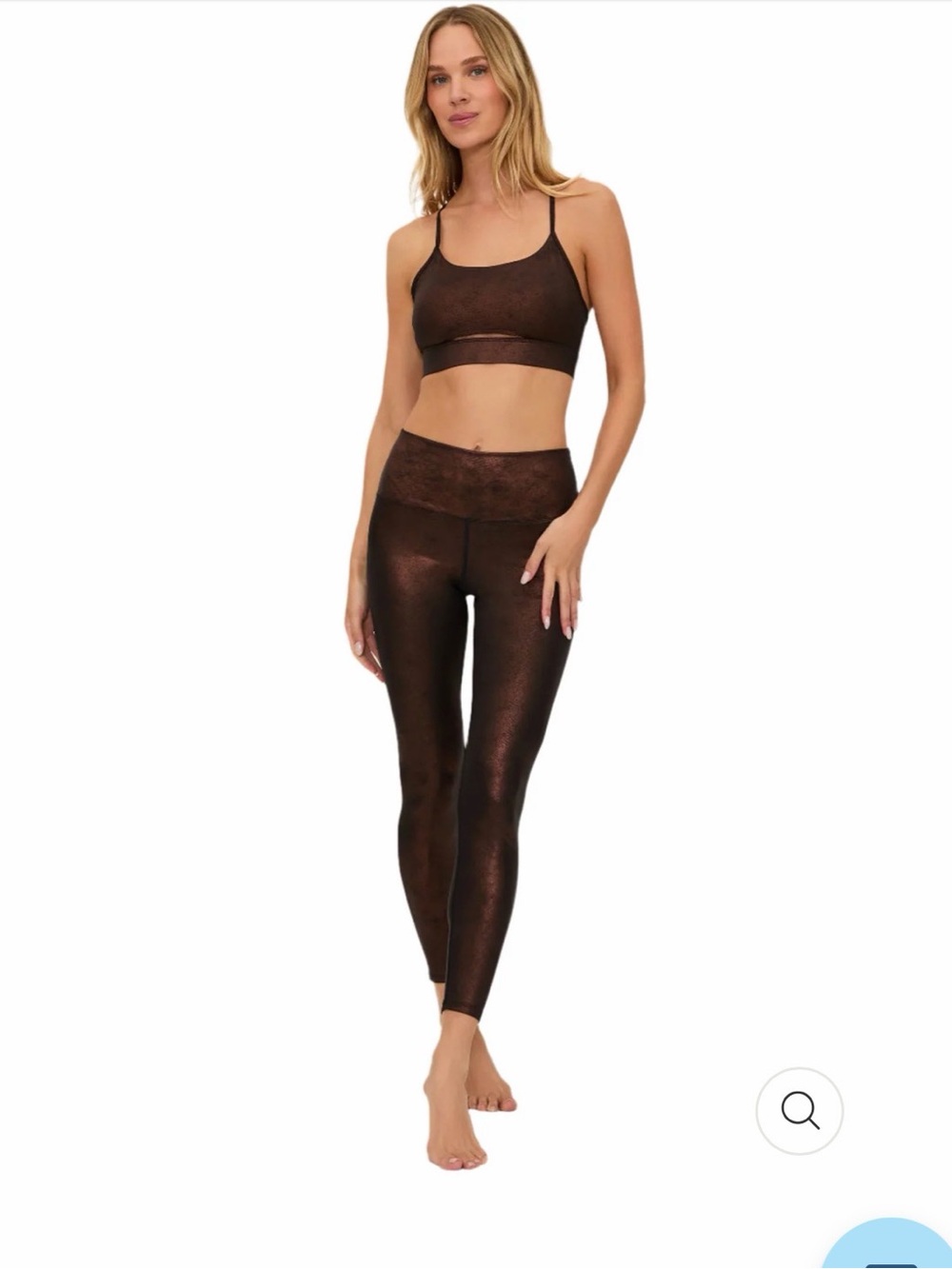 BEACH RIOT TAYLER 7/8 LEGGING JAVA GLIMMER